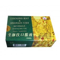 Codonopsis Root & Ophiopogon Tuber ( Sheng Mai Yin ) Low Suger  10 Bottles
